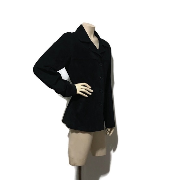 Charlotte Russe Black Leather Jacket Size Small - Picture 2 of 7